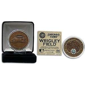 Cubs Highland Mint Wrigley Field Infield Dirt Coin  Sports 
