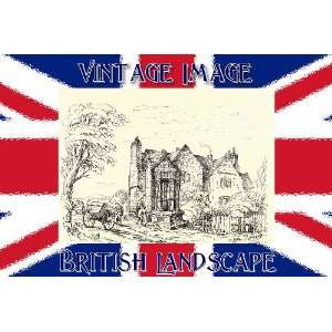   10cm) Art Greetings Card British Landscape Pepper Hill Shropshire