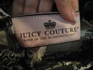 Juicy Couture Blue I Love Dotty Velour Daydreamer Tote NWT  