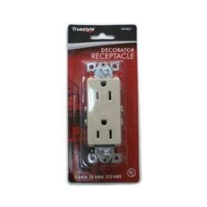  Ivy 2 Pole 15 Amp Deco Receptacle Case Pack 48 Everything 