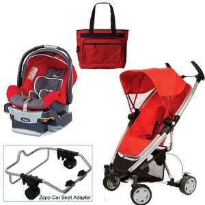   Zapp Xtra Travel System with Chicco Fuego Car Seat Diaper Bag: Baby