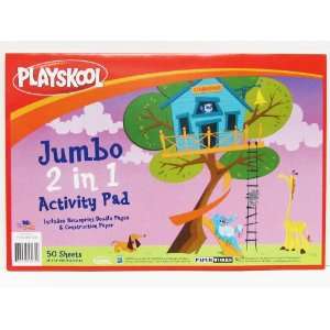  Playskool Jumbo 2 in 1 Activity 50 Sheet Pad Toys & Games