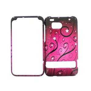  HTC DROID THUNDERBOLT PINK SWIRLS COVER CASE Hard Case 