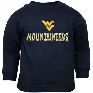  West Virginia Mountaineers Navy Blue Toddler Team Logo 