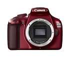 Canon EOS 1100D / Rebel T3 12.2 MP Digitalkamera   Rot (Nur Gehäuse)