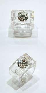 JOI RING   SUGAR CLEAR   CRYSTAL WHITE  
