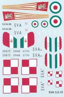 72 Choroszy ANSALDO SVA 3 Italian WWI Fighter  