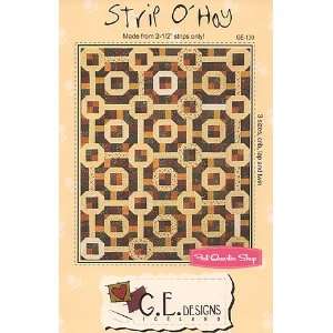  Strip OHoy Jelly Roll Quilt Pattern   G.E. Designs: Arts 