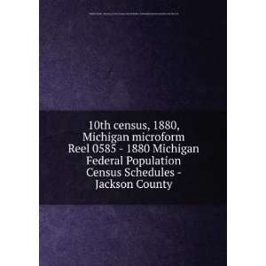    1880 Michigan Federal Population Census Schedules   Jackson County 