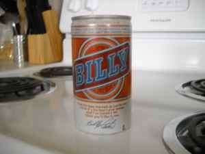 Used   Billy Carter Beer Can /Great conversation piece  
