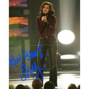  Kelly Clarkson AMERICAN IDOL Live AUTO photo Everything 