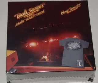 Bob Seger   Nine Tonight (2011) CD & T Shirt Box Set * Brand New 
