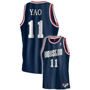 Nike Houston Rockets #11 Yao Ming Navy Rewind Swingman 