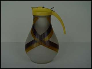 Vernon Kilns Vernonware ORGANDIE Glass Pitcher Syrup **  