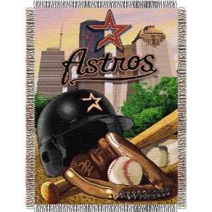 Houston Astros Major League Baseball Woven Tapestry Throws:  