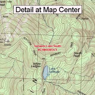  USGS Topographic Quadrangle Map   Sunapee Lake South, New 