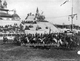 Photo 1899  1903 Native Americans at Wild West Show  