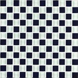   Blends Interglass (Mosaic) 1 x 1 Matte Checkerboard Ceramic Tile