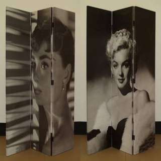 superschöner Paravan mit Marilyn Monroe und Audrey Hepburn in Berlin 