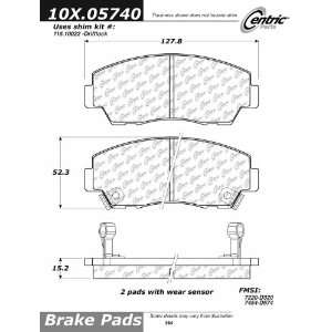  Centric Parts, 102.05740, CTek Brake Pads Automotive