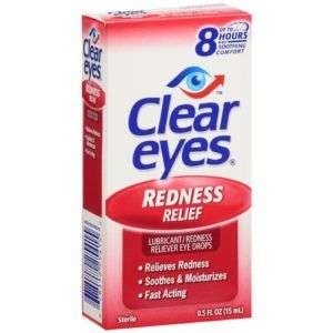 Clear Eyes REDNESS RELIEF Eye Drops .5oz USA  