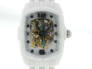 Authentic Invicta Lupah 1127 Skeleton Dial Ceramic & Stainless Steel 