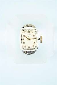 Antique Deco Lady Elgin 541 15 Jewel Gold Filled Ladies Wrist Watch 