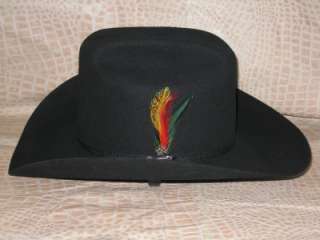 New Stetson Rancher Black 4X Beaver Felt Cowboy Hat  