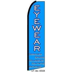  Eyewear Extra Wide Swooper Feather Business Flag Office 