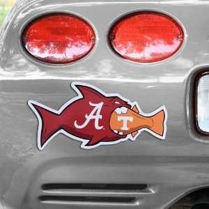Alabama Crimson Tide Large Rival Fish Magnet  Sports 