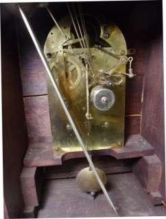 German 1890 Junghans 1/4 Chiming Bracket Clock  