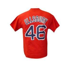  Jacoby Ellsbury Boston Red Sox Red Name and Number T Shirt 