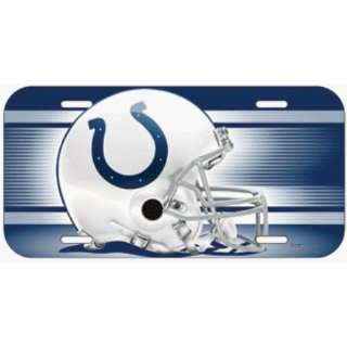   Colts 6 x 12 Styrene Plastic License Plate: Sports & Outdoors