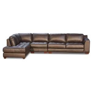   Facing Chaise 2 Piece Sectional with Armless Chair