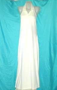   International Victorias Secret sz L white halter polo shirt maxi dress