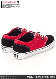 BN VANS Atwood Black / Red Shoes #V283  