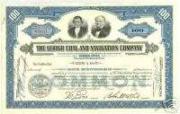 1946 LeHigh Coal & Navigation Co. Stock Certificate Old  