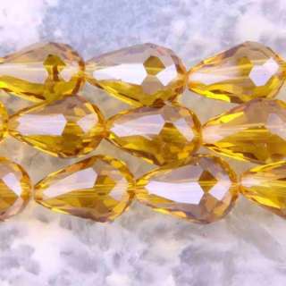 Swarovski Crystal Faceted Teardrop Beads 25PCS D062  