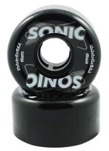 Sonic Outdoor Quad Skate Wheels 85A Color Black  