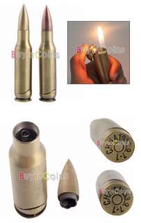 Bullet Shell Metal Refillable Copper Cigarette Lighter  
