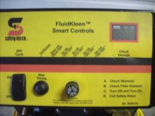 Safety   Kleen * FluidKleen Solution Filtration System  