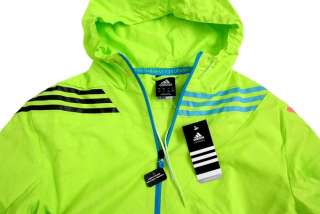 Adidas 2012 adiS Windspacer Herren Windbreaker neon grün Wind Jacke 