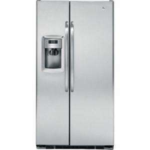 GE 22.7 Cu. Ft. 35.75 In. Wide Side By Side Refrigerator in Stainless 