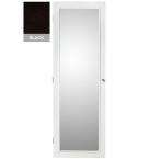   Collection Oxford Black Wall Mount Jewelry Armoire with mirror