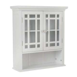 Elegant Home Albion 22 in. MDF White Wall Cabinet HD17473 at The Home 