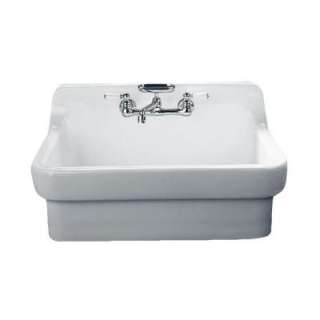   Hole Single Bowl Kitchen Sink in White 9062.008.020 