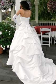 Strapless Bustled Corset Wedding Dress Gown, Brand New, Size 24 Ivory 
