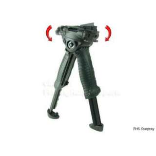 Picatinny Tactical Rotating Bipod Grip System foregrip  