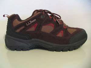 Mens L.L. Bean Brown Suede Leather Trail Model Hikers Sneakers Low 12W 