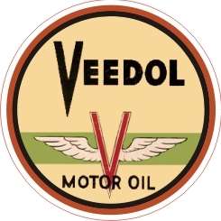 Vintage Veedol Motor Oil Gasoline Flying A   The Best  